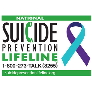 suicide prevention lifeline 1-800-273-8255